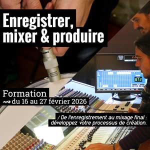 Formation Enregistrer, mixer et produire en home studio Formation Enregistrement, mixage et production en home studio
