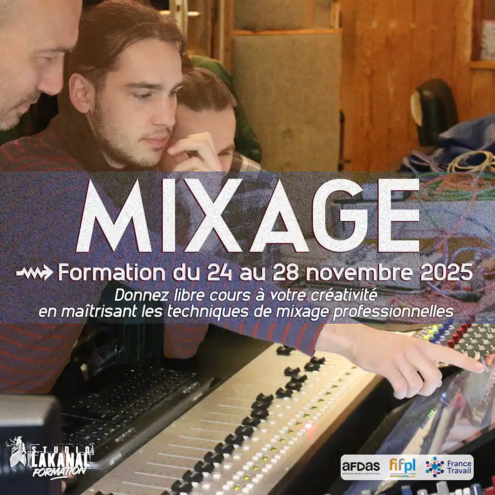 Formation mixage audio professionnelle à Montpellier – Studio Lakanal